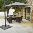 Hyde Luxe Hanging Parasol w  Base Fashion