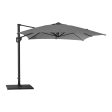 Hyde Luxe Hanging Parasol w  Base Fashion