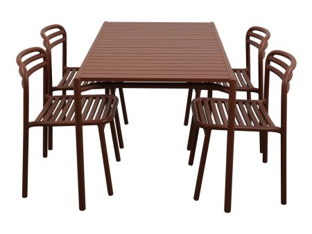 Bliss Rectangular Dining Table Set w  Side Chairs Supply