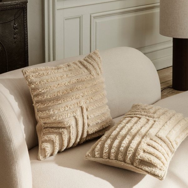 Crease Wool Cushion Online Sale