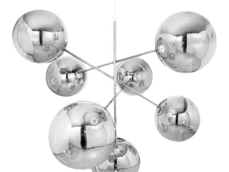 Globe Large LED Chandelier For Discount