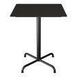 PICO Outdoor Café Table w  4-Star Base - Square Sale