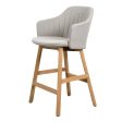 Choice Outdoor Counter Chair - Wood Base - w  Back and Seat Cushion Online