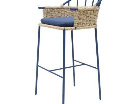 1730 Outdoor Counter Stool w  Cushion For Discount