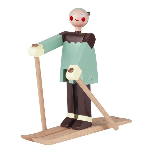 The Skier Boy Figurine For Cheap