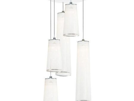 Solis Chandelier - 5 Pendant Mix For Cheap