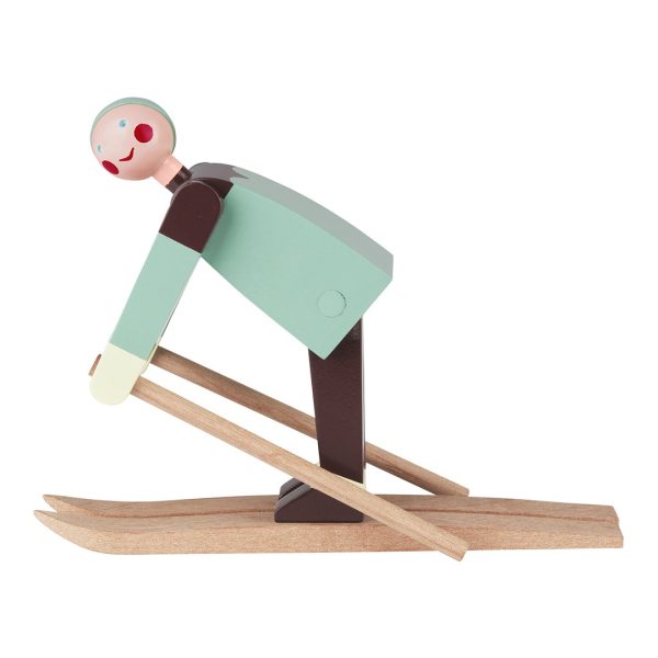 The Skier Boy Figurine For Cheap