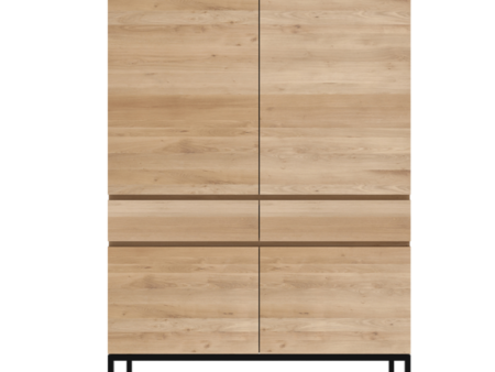 Ligna Cupboard - 4 Doors with 2 Drawers Online Hot Sale