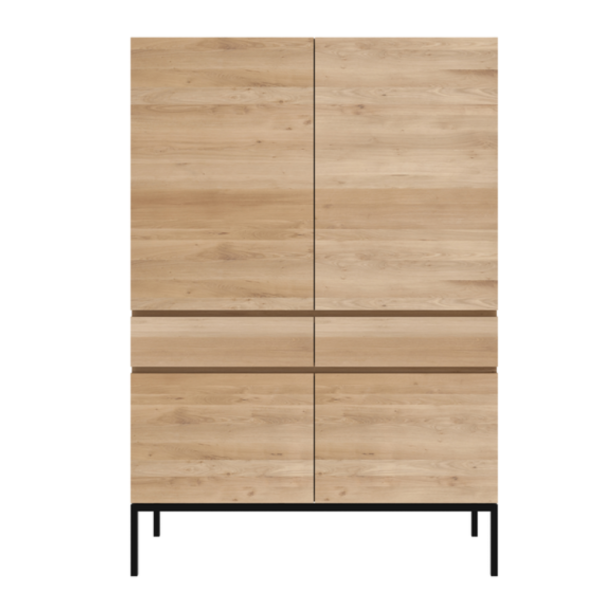 Ligna Cupboard - 4 Doors with 2 Drawers Online Hot Sale