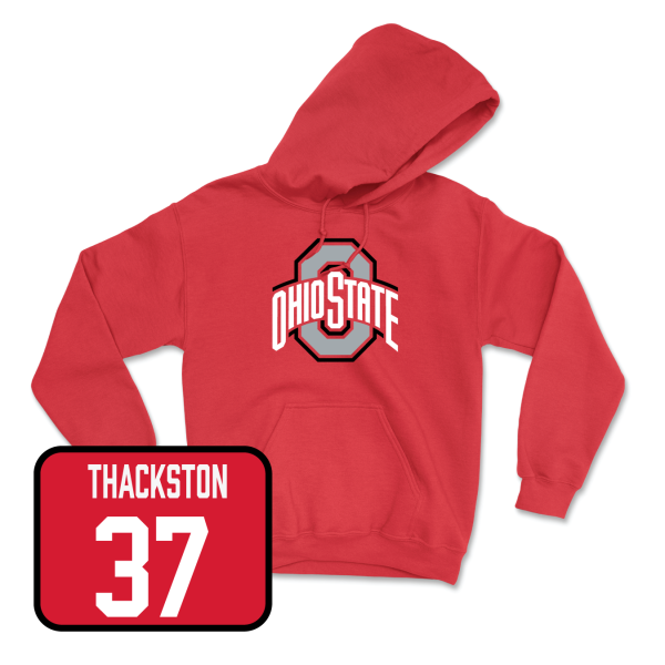 Red Men s Gymnastics Team Hoodie - Parker Thackston Fashion