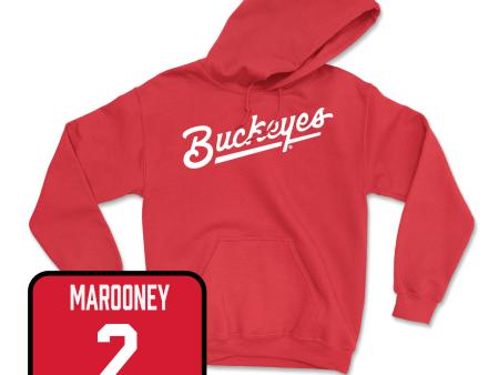 Red Men s Ice Hockey Script Hoodie - John Larkin Online Hot Sale